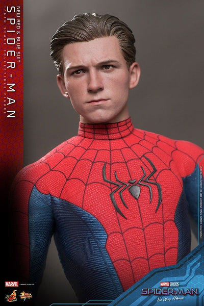 Spider-Man: No Way Home Movie Masterpiece Action Figure 1/6 Spider-Man (New Red and Blue Suit) 28cm - Action Figures - Hot Toys - Hobby Figures UK