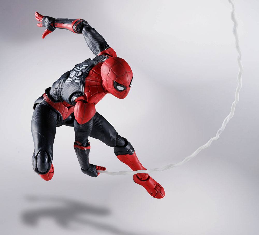 Spider-Man: No Way Home S.H. Figuarts Action Spider-Man Upgraded Suit (Special Set) 15cm - Action Figures - Bandai Tamashii Nations - Hobby Figures UK