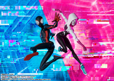 Spiderman Across The Spiderverse S.H. Figuarts Action Figure Spider-Man Spider-Gwen 15cm