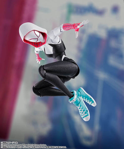 Spiderman Across The Spiderverse S.H. Figuarts Action Figure Spider-Man Spider-Gwen 15cm