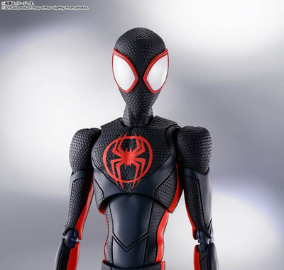 Spiderman Across The Spiderverse S.H. Figuarts Action Figure Spider-Man Miles Morales 15cm - Action Figures - Bandai Tamashii Nations - Hobby Figures UK