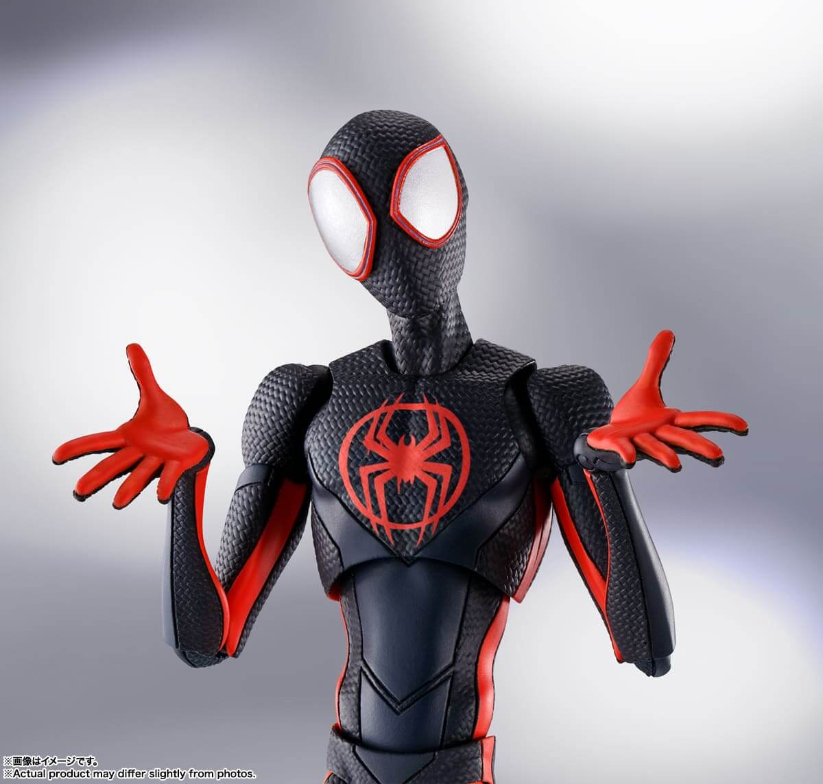 Spiderman Across The Spiderverse S.H. Figuarts Action Figure Spider-Man Miles Morales 15cm - Action Figures - Bandai Tamashii Nations - Hobby Figures UK