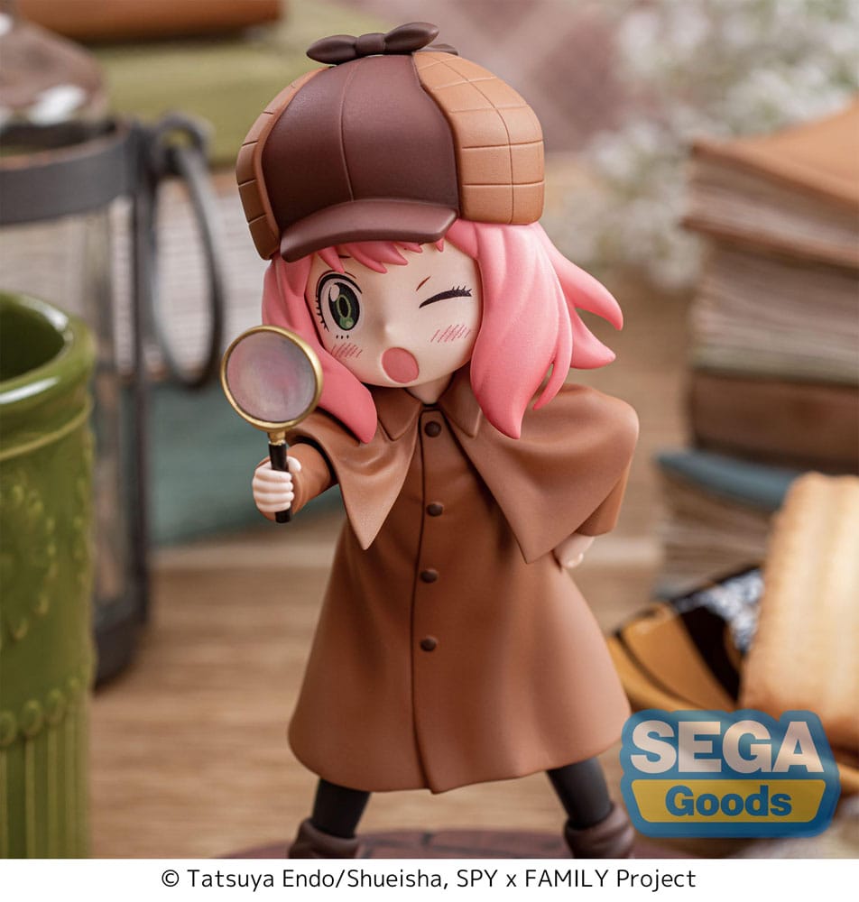 Spy x Family Luminasta PVC Statue Anya Forger Playing Detective 12cm - Scale Statue - Sega - Hobby Figures UK