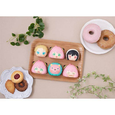 Spy x Family Fluffy Squeeze Bread Anti-Stress Figures 8cm 6-Set Assortment Vol. 1 - Mini Figures - Megahouse - Hobby Figures UK