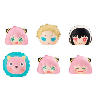 Spy x Family Fluffy Squeeze Bread Anti-Stress Figures 8cm 6-Set Assortment Vol. 1 - Mini Figures - Megahouse - Hobby Figures UK