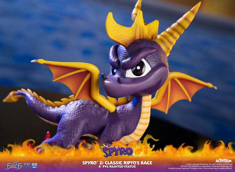 Spyro 2: Ripto's Rage PVC Statue Spyro 20cm - Scale Statue - First 4 Figures - Hobby Figures UK