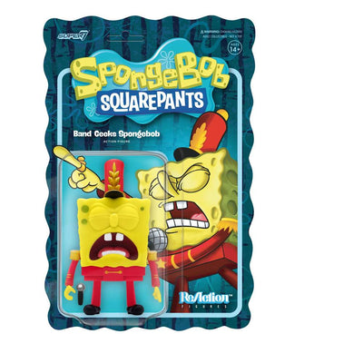 SpongeBob SquarePants ReAction Action Figure Band Geeks SpongeBob 10cm - Action Figures - Super7 - Hobby Figures UK