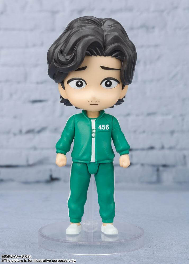 Squid Game Figuarts mini Action Figure Gi-hun 9cm - Mini Figures - Bandai Tamashii Nations - Hobby Figures UK
