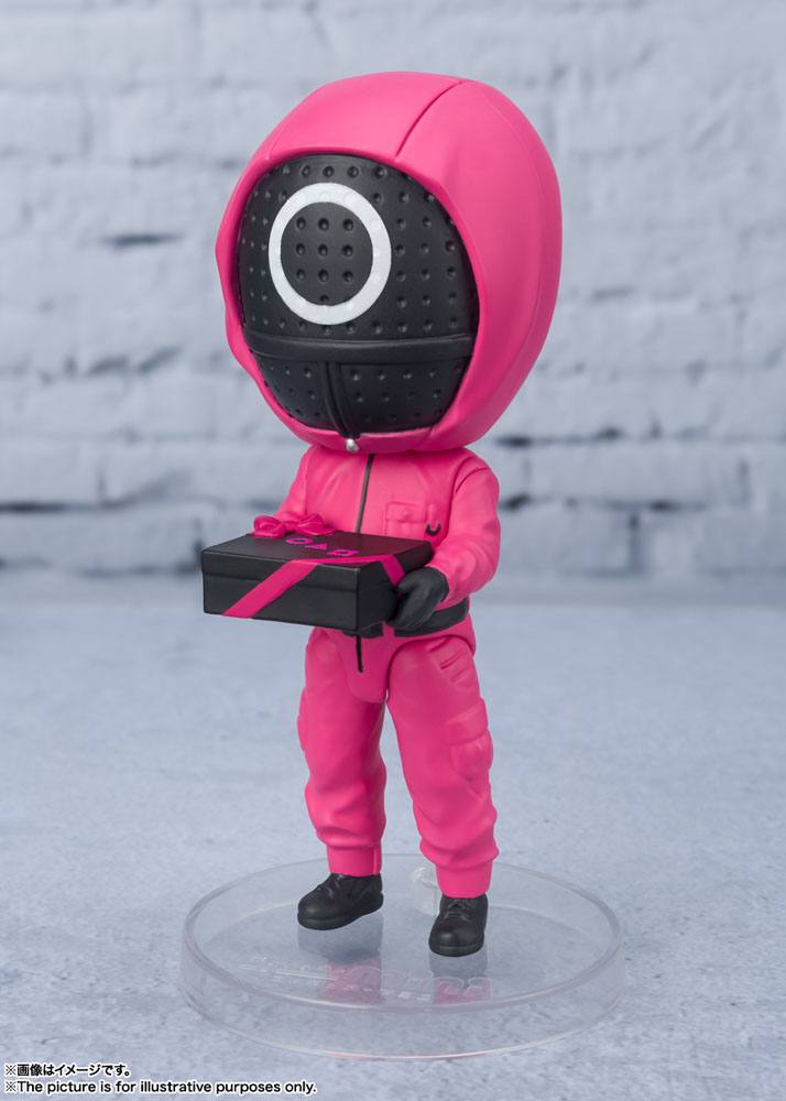 Squid Game Figuarts mini Action Figure Masked Worker 9cm - Mini Figures - Bandai Tamashii Nations - Hobby Figures UK