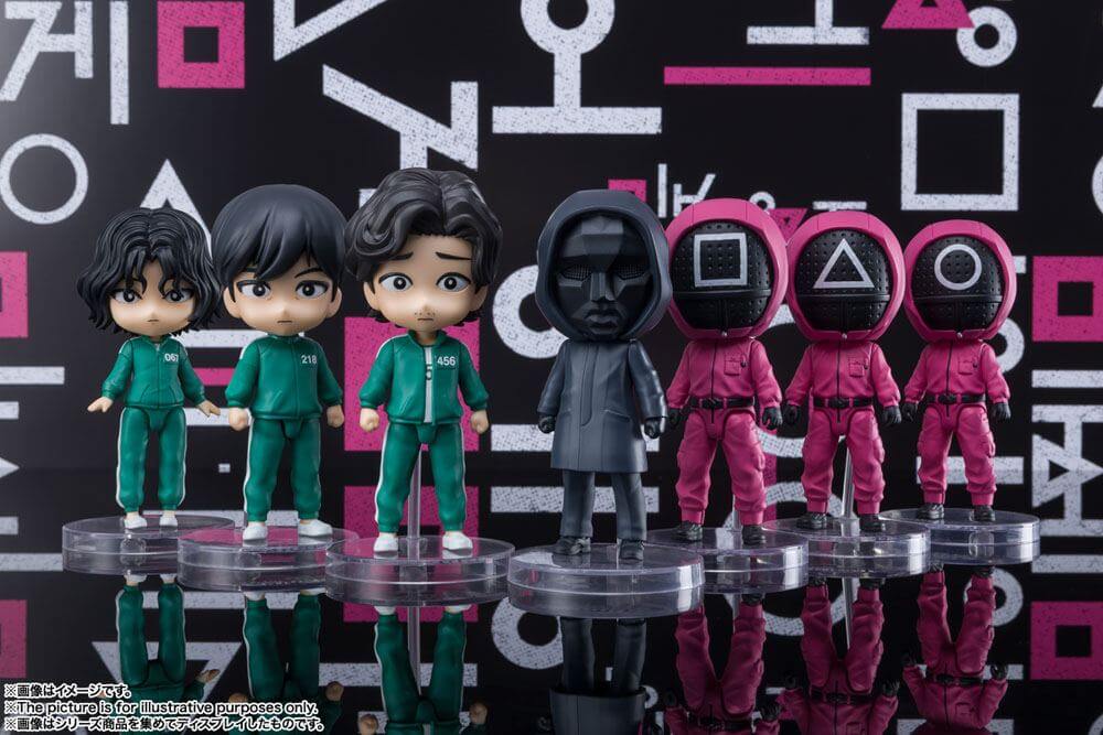 Squid Game Figuarts mini Action Figure Sang-woo 9cm - Mini Figures - Bandai Tamashii Nations - Hobby Figures UK