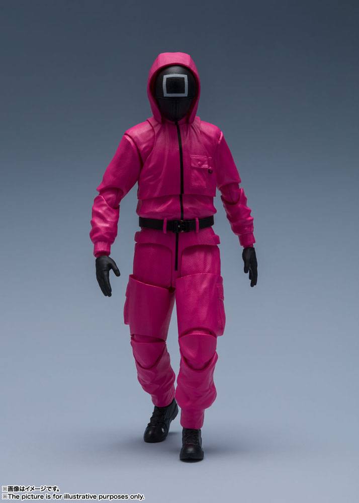 Squid Game S.H. Figuarts Action Masked Worker / Masked Manager 14cm - Action Figures - Bandai Tamashii Nations - Hobby Figures UK