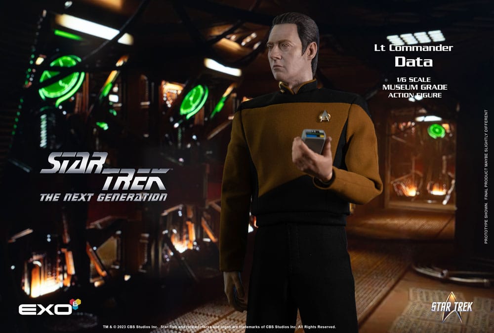 Star Trek: The Next Generation Action Figure 1/6 Lt. Commander Data (Essentials Version) 30cm - Action Figures - EXO-6 - Hobby Figures UK