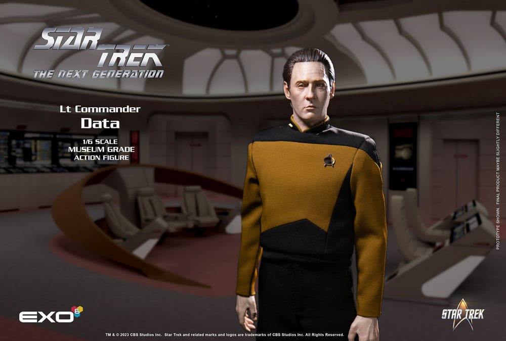 Star Trek: The Next Generation Action Figure 1/6 Lt. Commander Data (Essentials Version) 30cm - Action Figures - EXO-6 - Hobby Figures UK