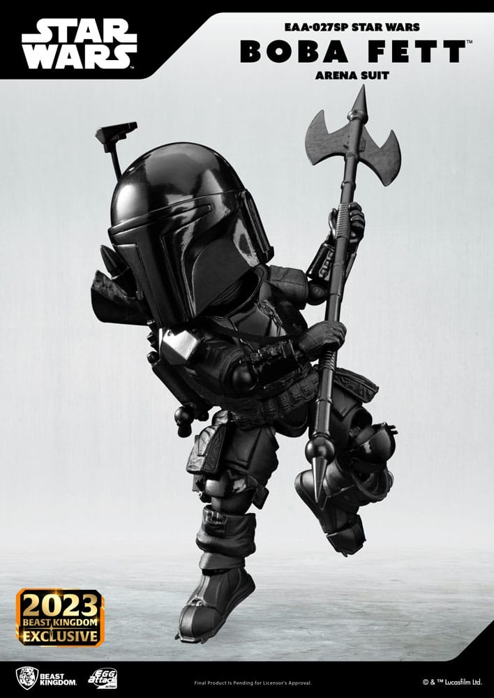 Star Wars Egg Attack Statue Boba Fett Arena Suit 17cm - Scale Statue - Beast Kingdom Toys - Hobby Figures UK