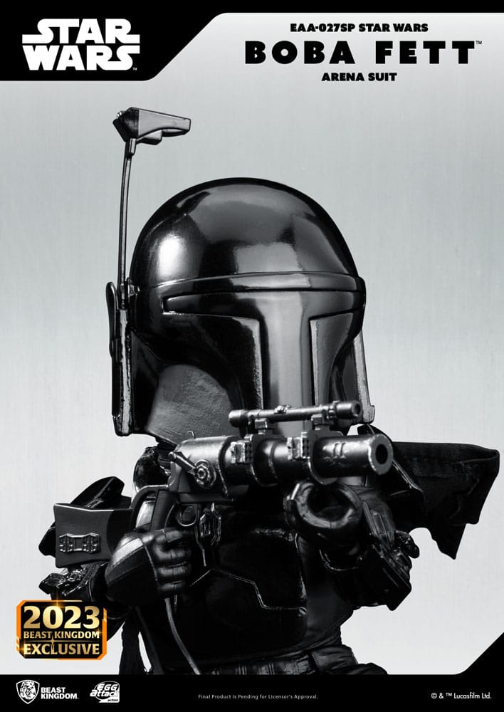 Star Wars Egg Attack Statue Boba Fett Arena Suit 17cm - Scale Statue - Beast Kingdom Toys - Hobby Figures UK