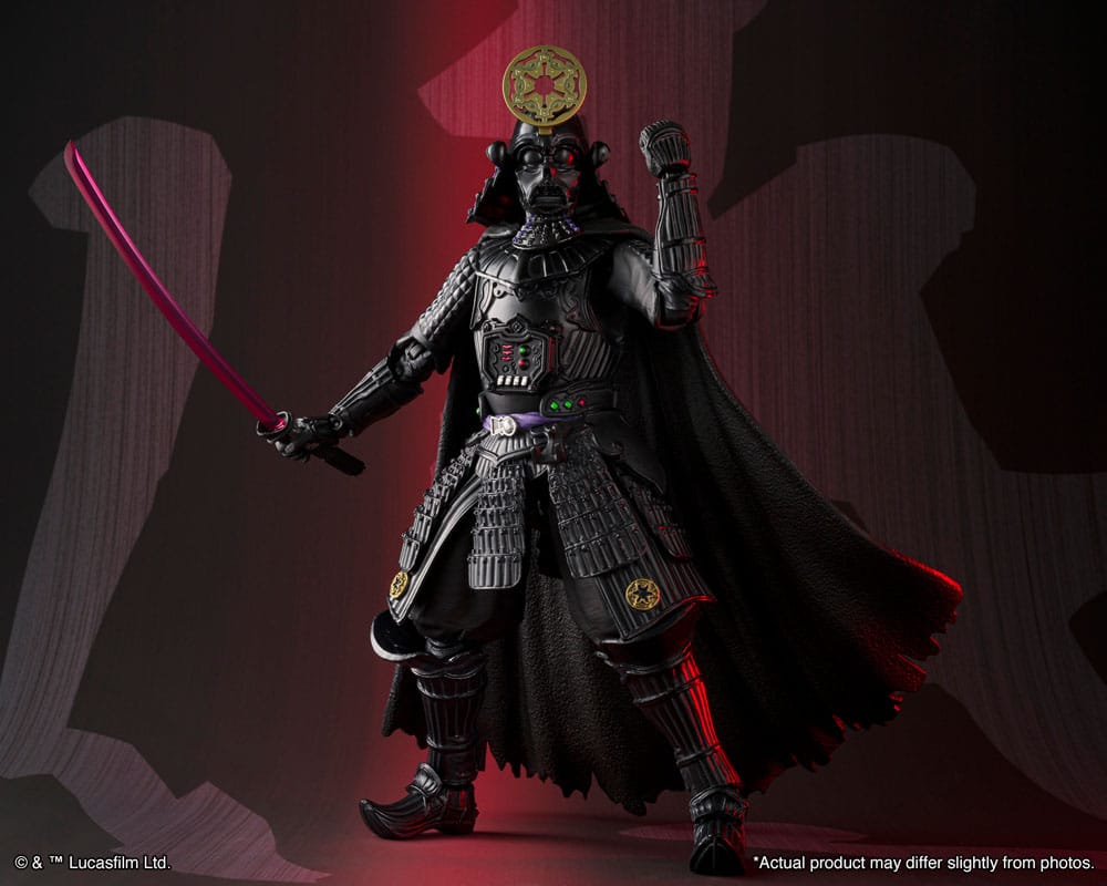 Star Wars: Obi-Wan Kenobi Meisho Movie Realization Action Figure Samurai Taisho Darth Vader (Vengeful Spirit) 18cm - Action Figures - Bandai Tamashii Nations - Hobby Figures UK