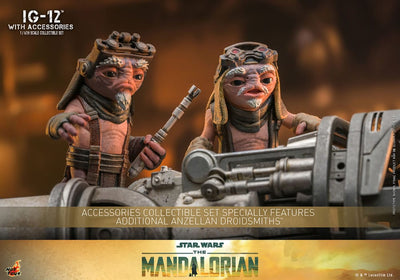 Star Wars: The Mandalorian Action Figure 1/6 IG-12 with accessories 36cm - Action Figures - Hot Toys - Hobby Figures UK