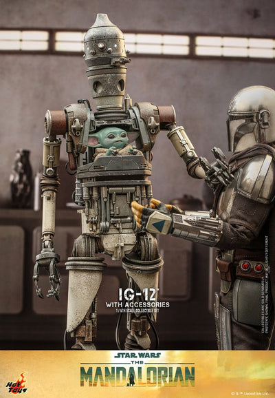 Star Wars: The Mandalorian Action Figure 1/6 IG-12 with accessories 36cm - Action Figures - Hot Toys - Hobby Figures UK