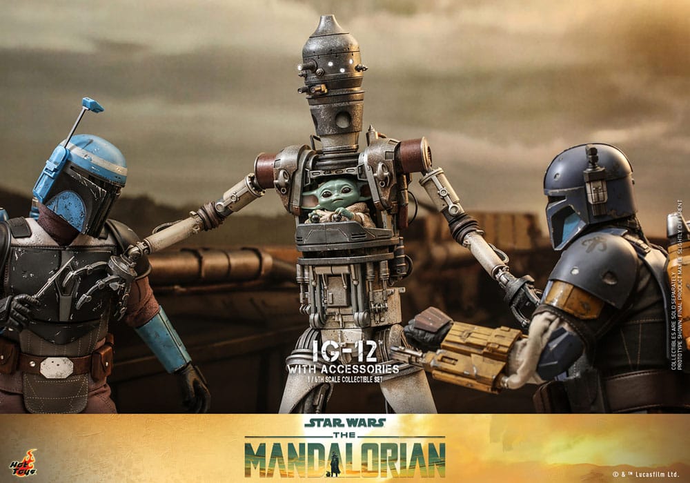 Star Wars: The Mandalorian Action Figure 1/6 IG-12 with accessories 36cm - Action Figures - Hot Toys - Hobby Figures UK