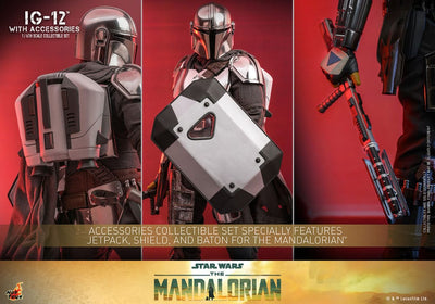 Star Wars: The Mandalorian Action Figure 1/6 IG-12 with accessories 36cm - Action Figures - Hot Toys - Hobby Figures UK