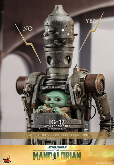 Star Wars: The Mandalorian Action Figure 1/6 IG-12 with accessories 36cm - Action Figures - Hot Toys - Hobby Figures UK