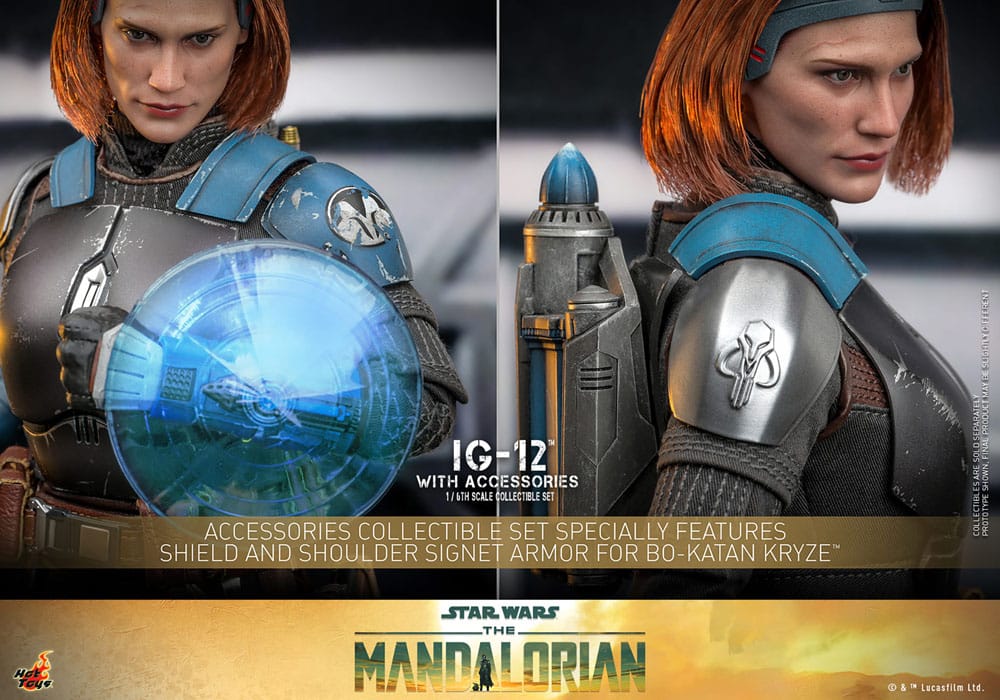 Star Wars: The Mandalorian Action Figure 1/6 IG-12 with accessories 36cm - Action Figures - Hot Toys - Hobby Figures UK
