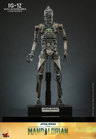 Star Wars: The Mandalorian Action Figure 1/6 IG-12 with accessories 36cm - Action Figures - Hot Toys - Hobby Figures UK