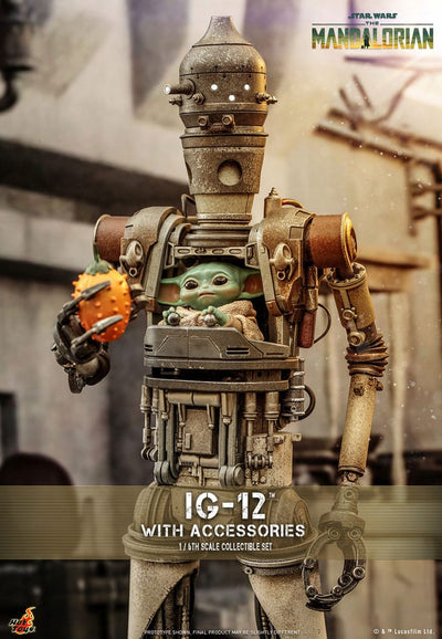 Star Wars: The Mandalorian Action Figure 1/6 IG-12 with accessories 36cm - Action Figures - Hot Toys - Hobby Figures UK