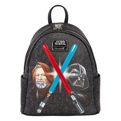Star Wars by Loungefly Backpack Light Sabers Darth Vader Obi Wan heo Exclusive - Apparel & Accessories - Loungefly - Hobby Figures UK