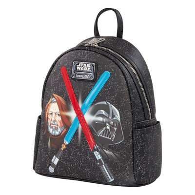 Star Wars by Loungefly Backpack Light Sabers Darth Vader Obi Wan heo Exclusive - Apparel & Accessories - Loungefly - Hobby Figures UK