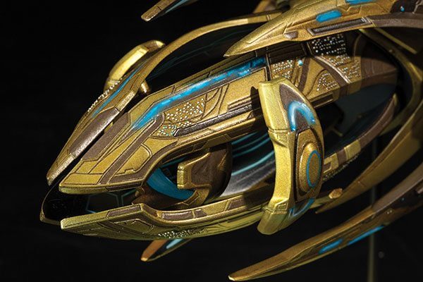 StarCraft Replica Protoss Carrier Ship 18cm - Scale Statue - Dark Horse - Hobby Figures UK