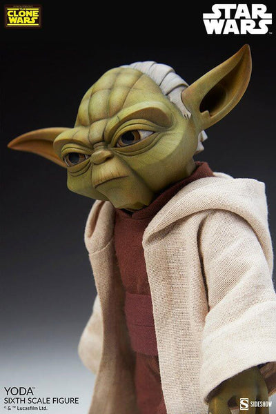 Star Wars The Clone Wars Action Figure 1/6 Yoda 14cm - Action Figures - Sideshow Collectibles - Hobby Figures UK