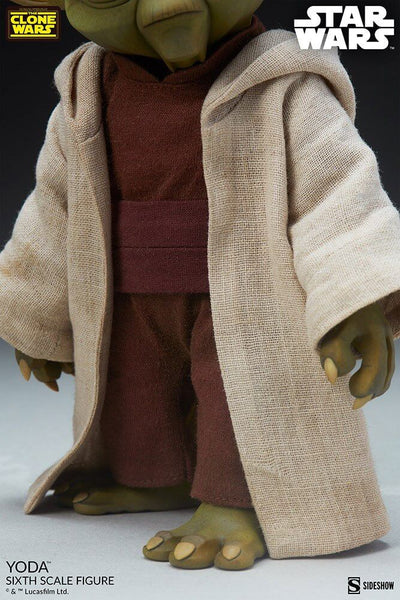 Star Wars The Clone Wars Action Figure 1/6 Yoda 14cm - Action Figures - Sideshow Collectibles - Hobby Figures UK