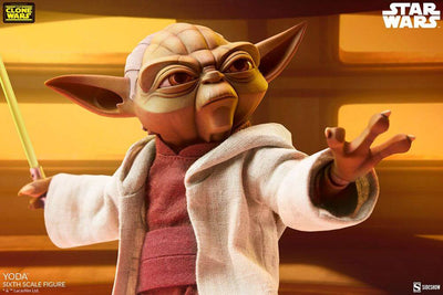 Star Wars The Clone Wars Action Figure 1/6 Yoda 14cm - Action Figures - Sideshow Collectibles - Hobby Figures UK