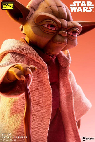 Star Wars The Clone Wars Action Figure 1/6 Yoda 14cm - Action Figures - Sideshow Collectibles - Hobby Figures UK