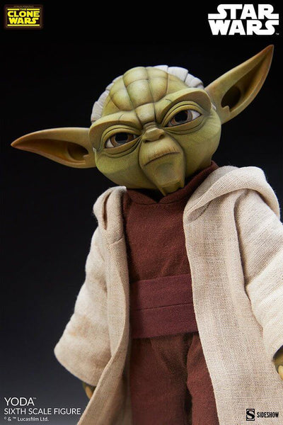Star Wars The Clone Wars Action Figure 1/6 Yoda 14cm - Action Figures - Sideshow Collectibles - Hobby Figures UK
