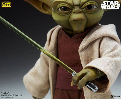 Star Wars The Clone Wars Action Figure 1/6 Yoda 14cm - Action Figures - Sideshow Collectibles - Hobby Figures UK