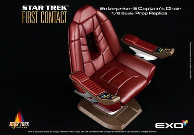 Star Trek: First Contact Replica 1/6 Enterprise-E Captain's Chair 15cm - Action Figures - EXO-6 - Hobby Figures UK