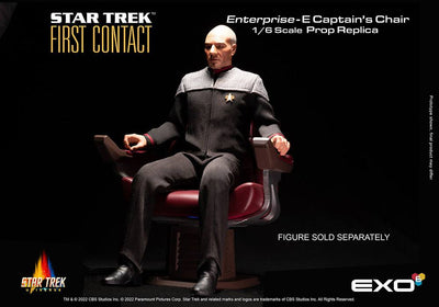 Star Trek: First Contact Replica 1/6 Enterprise-E Captain's Chair 15cm - Action Figures - EXO-6 - Hobby Figures UK