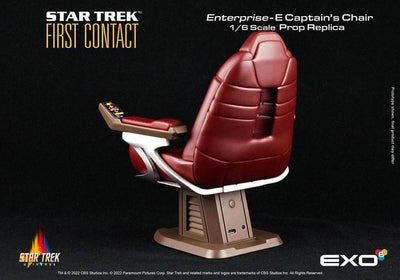 Star Trek: First Contact Replica 1/6 Enterprise-E Captain's Chair 15cm - Action Figures - EXO-6 - Hobby Figures UK