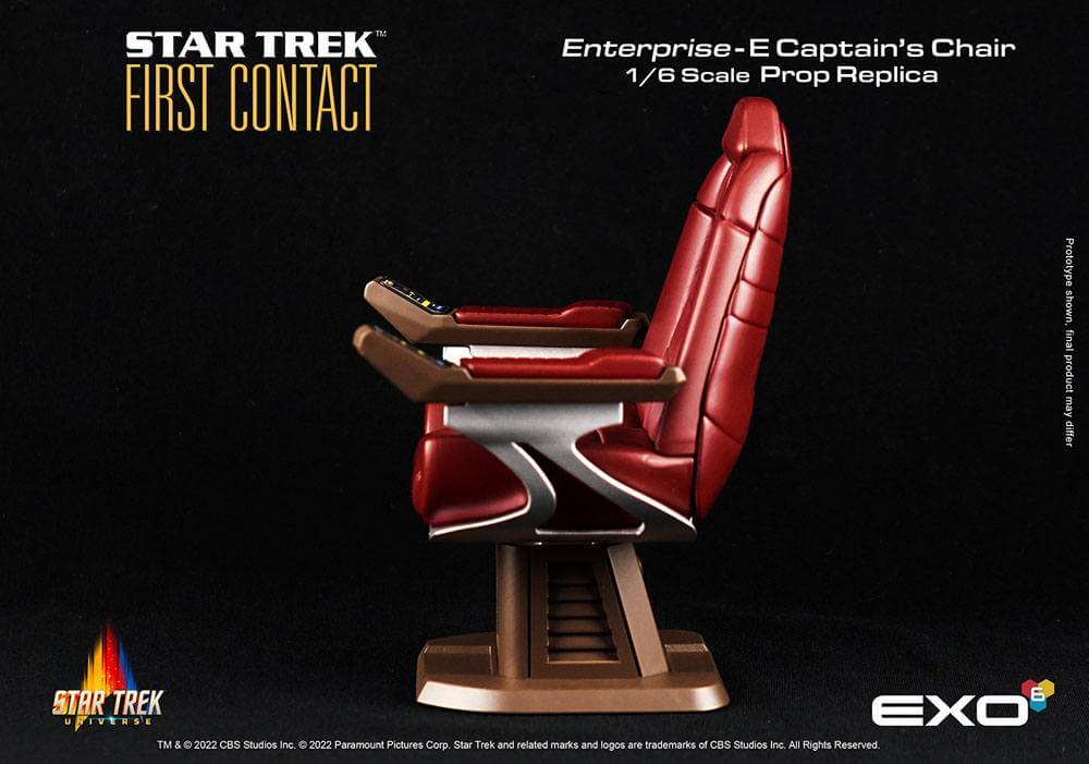 Star Trek: First Contact Replica 1/6 Enterprise-E Captain's Chair 15cm - Action Figures - EXO-6 - Hobby Figures UK