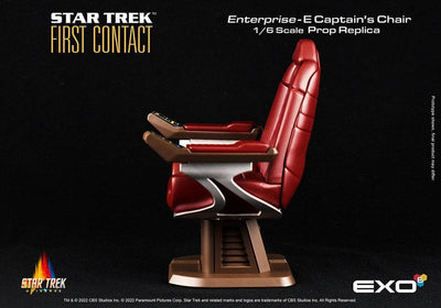 Star Trek: First Contact Replica 1/6 Enterprise-E Captain's Chair 15cm - Action Figures - EXO-6 - Hobby Figures UK