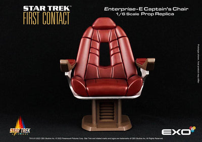 Star Trek: First Contact Replica 1/6 Enterprise-E Captain's Chair 15cm - Action Figures - EXO-6 - Hobby Figures UK