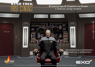 Star Trek: First Contact Replica 1/6 Enterprise-E Captain's Chair 15cm - Action Figures - EXO-6 - Hobby Figures UK