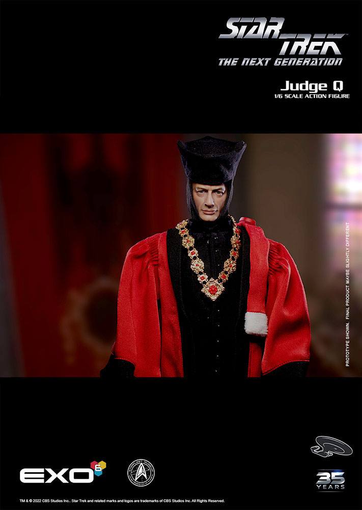 Star Trek: The Next Generation Action Figure 1/6 Judge Q 30cm - Action Figures - EXO-6 - Hobby Figures UK