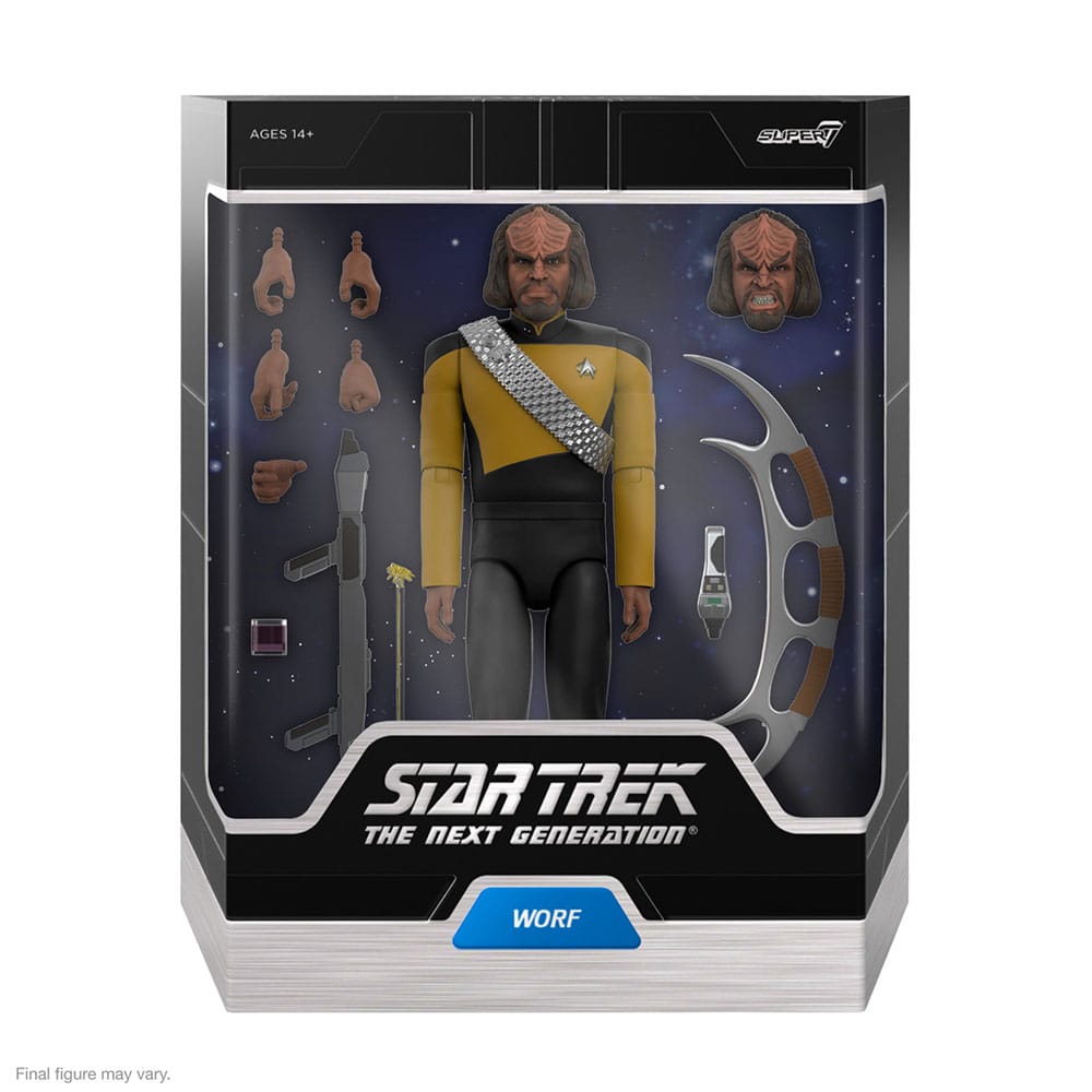 Star Trek The Next Generation Ultimates Action Figure Worf 18cm Hobby Figures