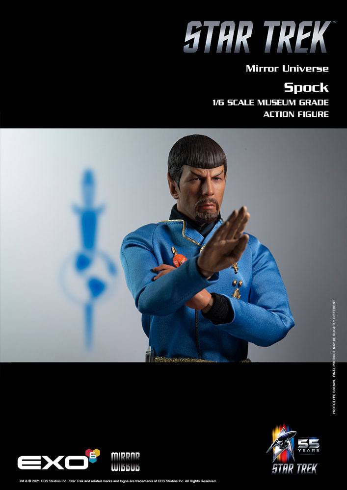 Star Trek: The Original Series Action Figure 1/6 Mirror Universe Spock 30cm - Action Figures - EXO-6 - Hobby Figures UK