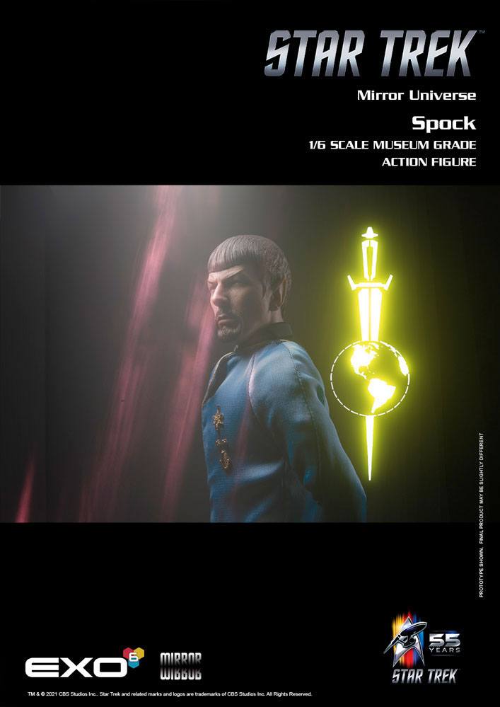 Star Trek: The Original Series Action Figure 1/6 Mirror Universe Spock 30cm - Action Figures - EXO-6 - Hobby Figures UK