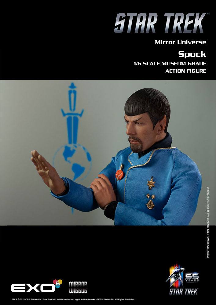 Star Trek: The Original Series Action Figure 1/6 Mirror Universe Spock 30cm - Action Figures - EXO-6 - Hobby Figures UK