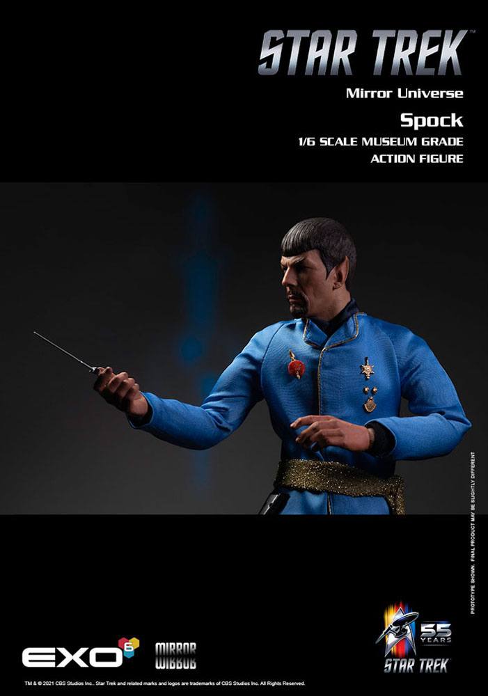 Star Trek: The Original Series Action Figure 1/6 Mirror Universe Spock 30cm - Action Figures - EXO-6 - Hobby Figures UK
